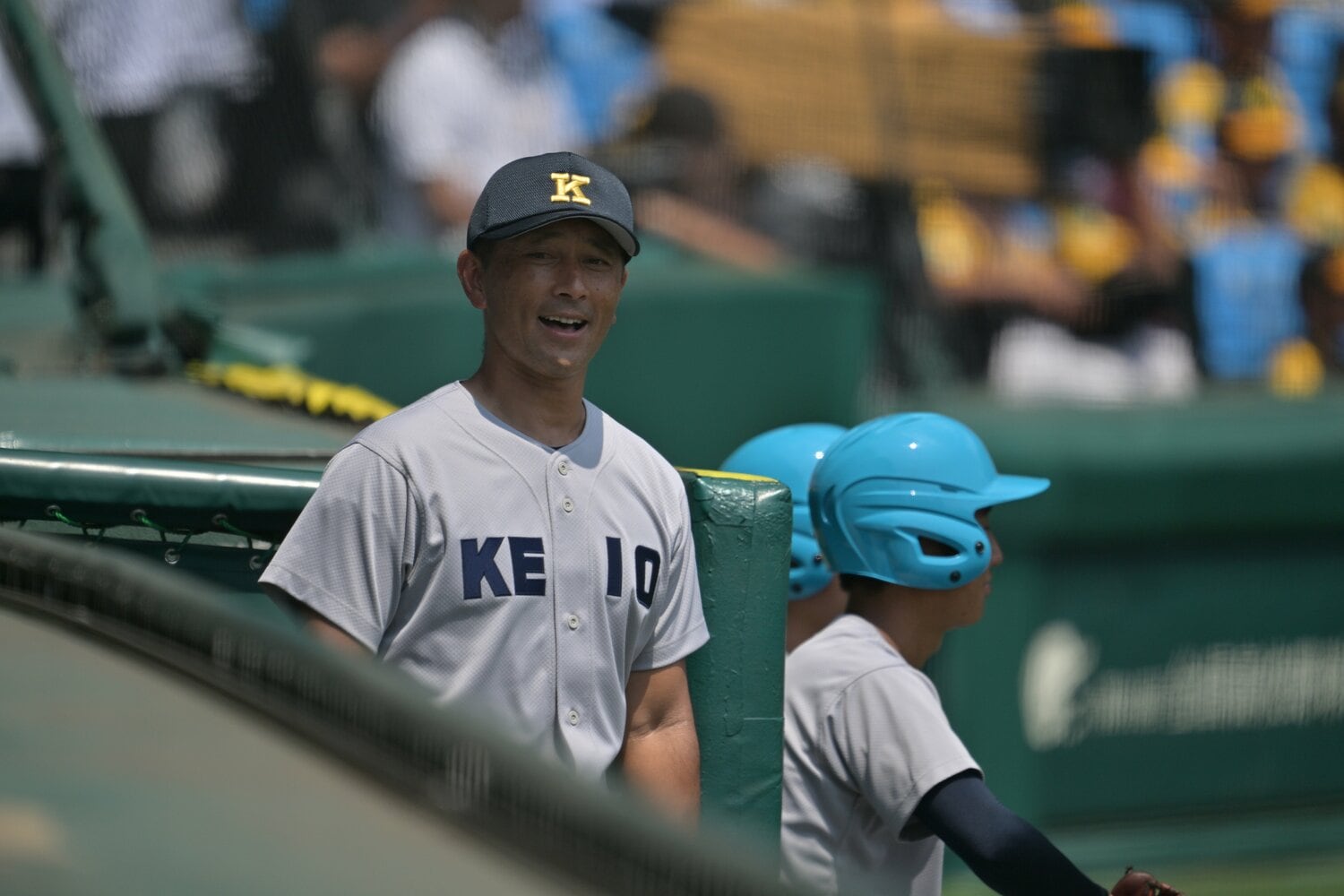 慶応・森林監督も小学校に当たる幼稚舎の教諭であることは興味深い　©Hideki Sugiyama