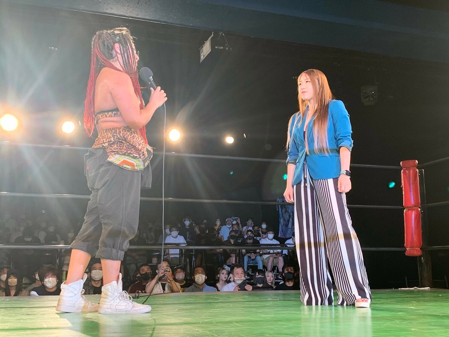 日本では今後、NOMADS'に出場予定。8月の大会で山下りなに呼び込まれ、参戦を表明した　©Norihiro Hashimoto