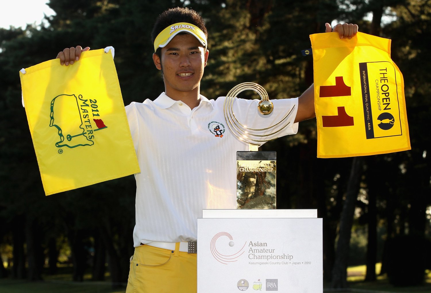 2010年アジア・アマチュア選手権を制し、翌年のマスターズへ出場した松山英樹　©Getty Images
