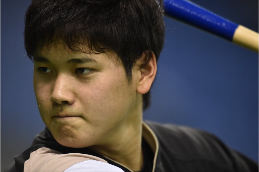 日本ハム時代　©Sports Graphic Number