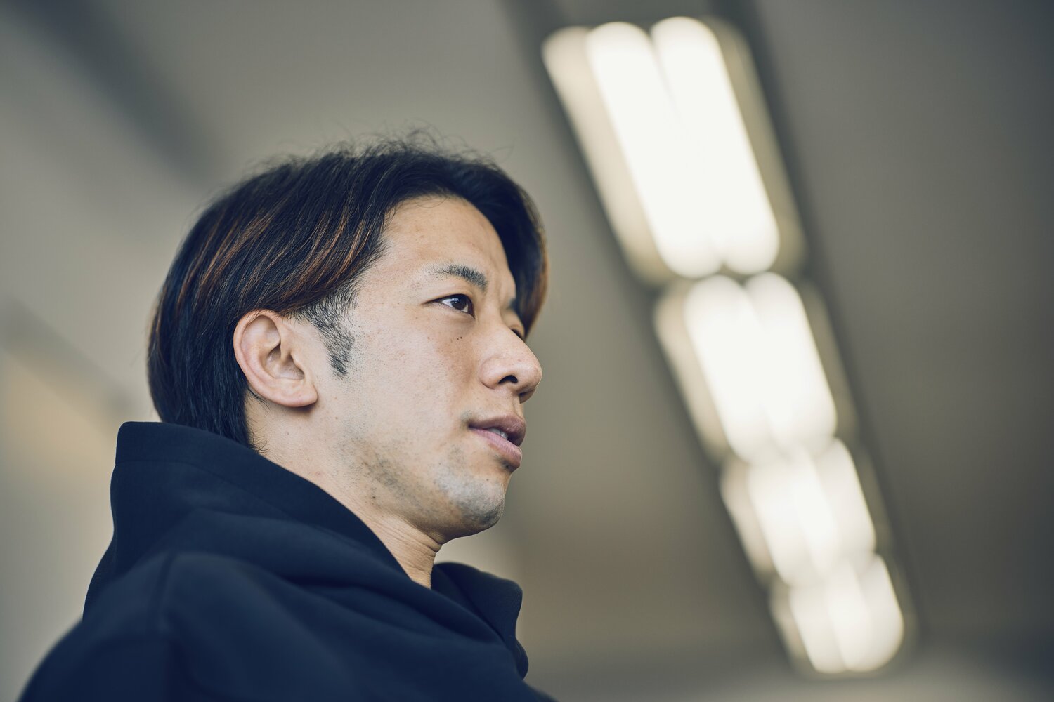 ボートレーサーへの転身を志した当時を振り返る野田昇吾 ©Kiichi Matsumoto