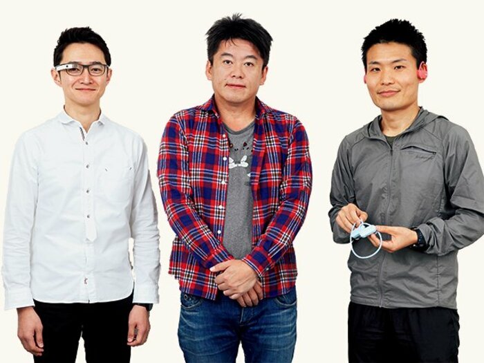 ＜Number Do 妄想座談会＞ ラン×ウェアラブルの未来予想図 ～堀江貴文×小野裕史×小池中人～＜Number Web＞ photograph by Atsushi Hashimoto