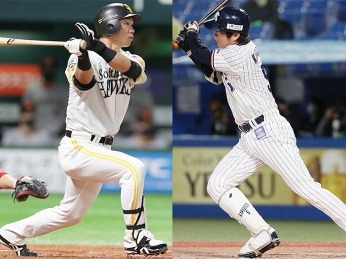 元首位打者が“代打の一振り稼業” ホークス長谷川勇也とヤクルト川端慎吾のバットコントロールはサビつかず【週刊セパ記録】＜Number Web＞ photograph by JIJI PRESS