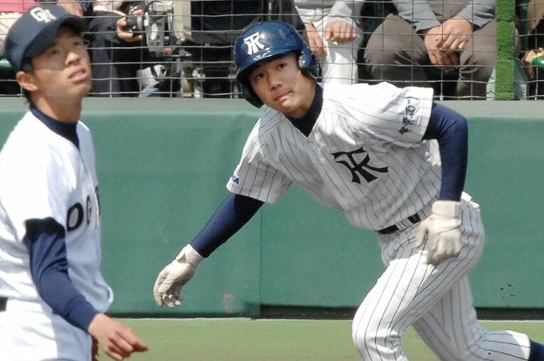常葉菊川時代の町田友潤さん。センバツ優勝、夏準優勝を経験した名二塁手はなぜ23歳で野球を引退したか　©JIJI PRESS