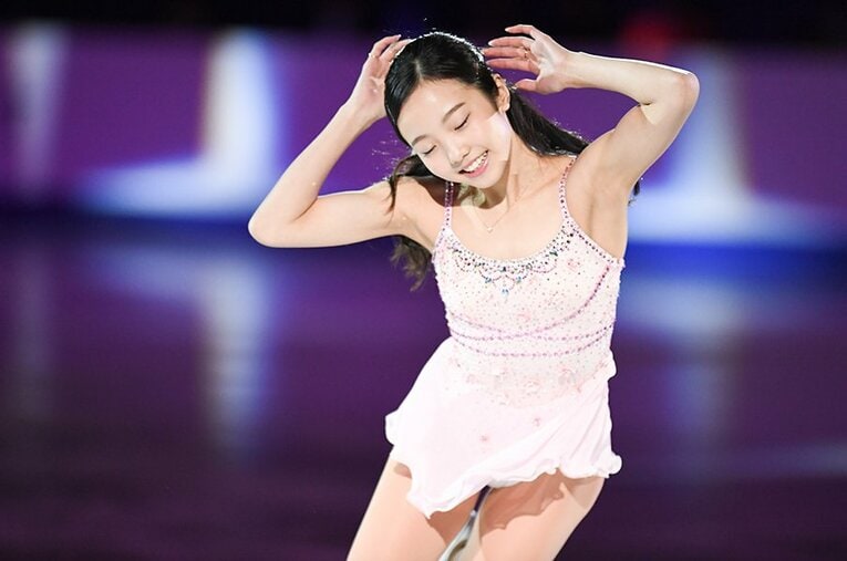 本田真凜（世界ジュニア選手権　2017年） ／ photograph by Asami Enomoto