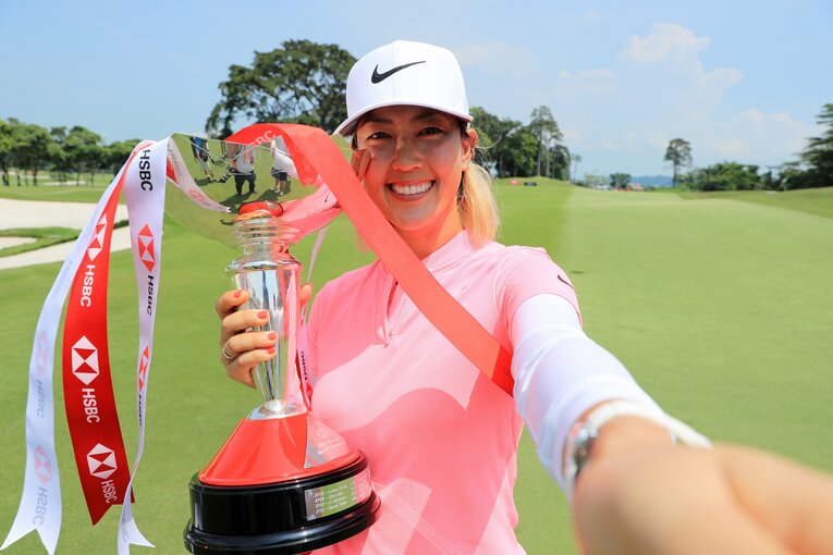 最後の優勝となったHSBC女子世界選手権（2018年）©︎Getty Images