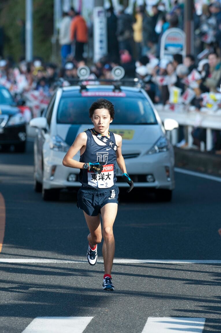 設楽啓太（東洋大）　第89回箱根駅伝 ／ photograph by Nanae Suzuki