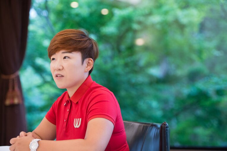 申ジエ（2016年インタビュー）©︎Nanae Suzuki