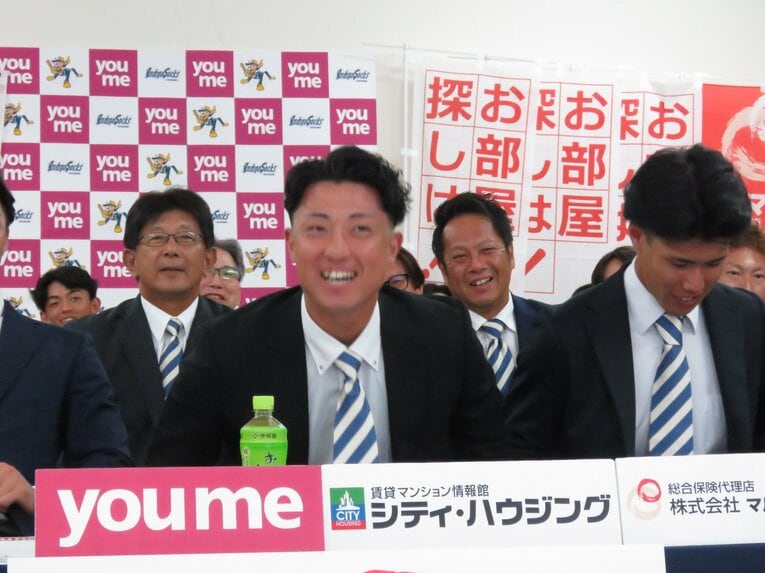 育成指名された山下（画像は右に続きます）©Kou Hiroo