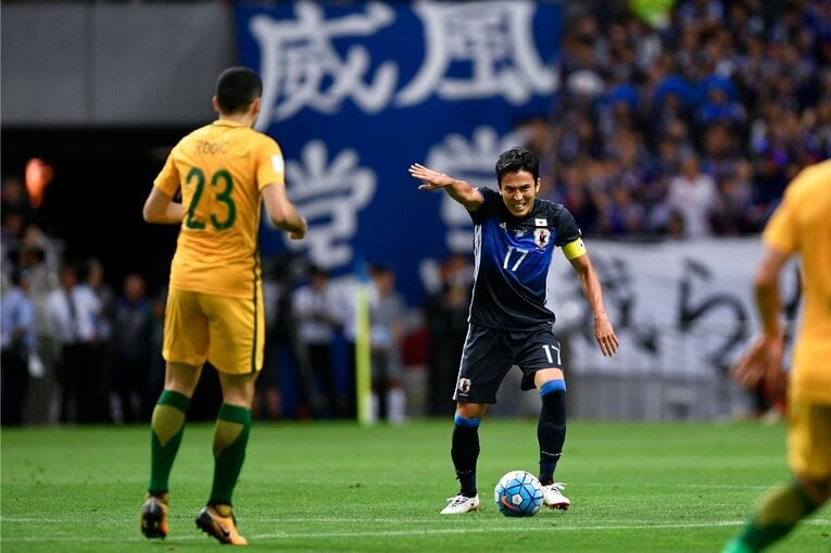 【長谷部誠の輝かしいキャリア】ハリルジャパン時代の長谷部  ©Takuya Sugiyama