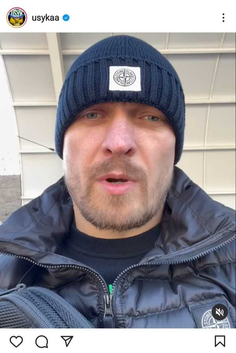 プーチン大統領に戦争をやめるよう訴えたオレクサンドル・ウシク　※本人Instagramより