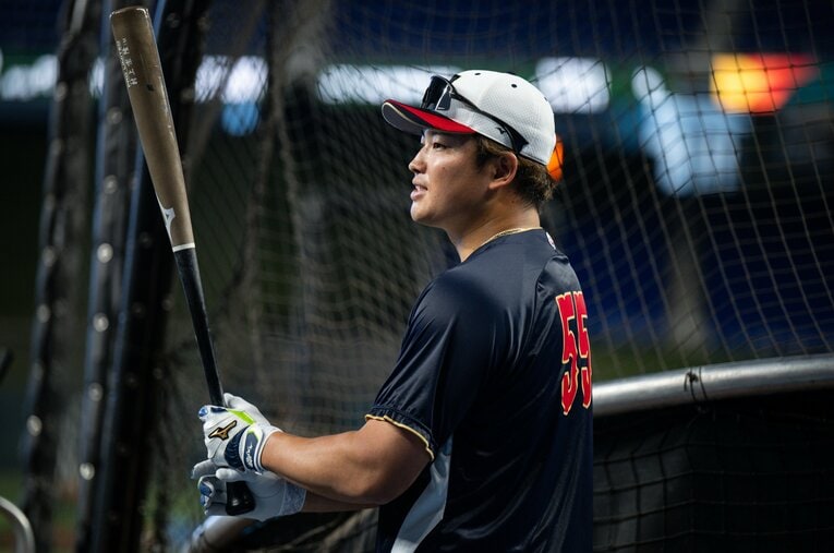 2022年にNPB史上最年少で三冠王を獲得し、今季よりメジャーに挑む村上宗隆 ／ photograph by Nanae Suzuki