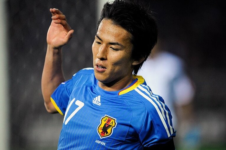 2008年、日本代表の主力に定着した頃の長谷部誠（当時24歳） ／ photograph by Takuya Sugiyama