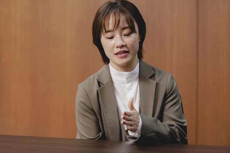 リオ五輪女子レスリング金メダリストの登坂絵莉さん　©Wataru Sato