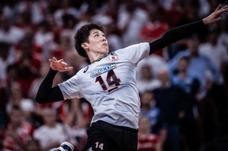 ネーションズリーグ準決勝（vsポーランド）©︎FIVB