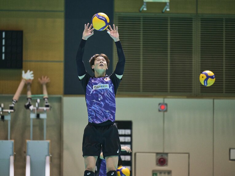 永露元稀（日本代表合宿の練習風景）©︎Yuki Suenaga