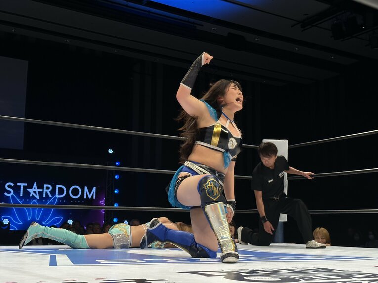 スターダムの大学生レスラー・妃南【スワイプするとそのほかの写真もご覧になれます】　©Norihiro Hashimoto