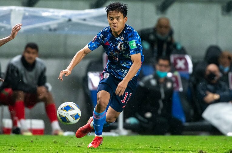 日本のエース、そして真のワールドクラスになれるか。これからの数年が久保建英にとっての分岐点であることは確かだ　©Takuya Sugiyama/JMPA