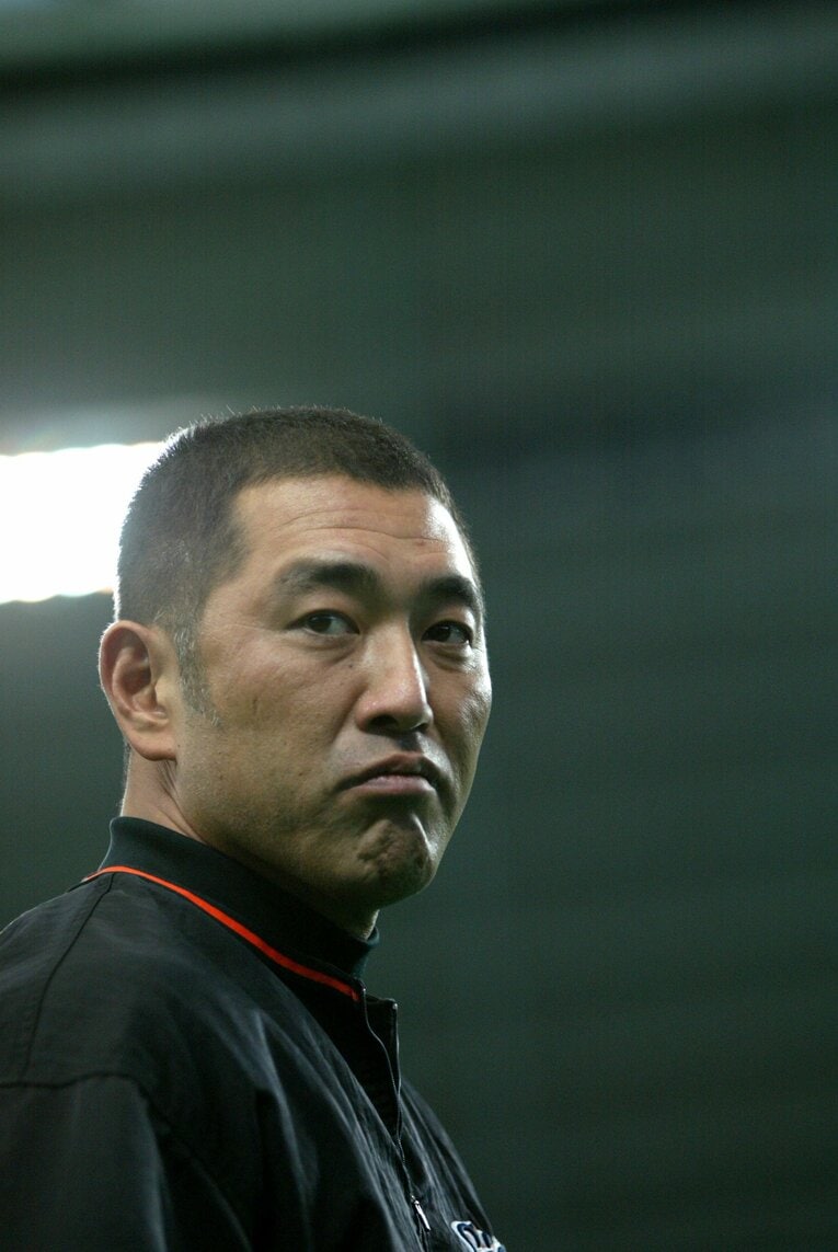 巨人時代の清原　©Hideki Sugiyama