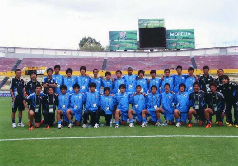 コーチとして参加した2011年U-17W杯（写真：本人提供）