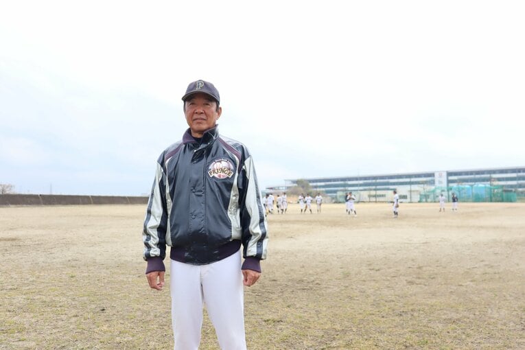 63歳になった瀬戸山さん。現在は地元、愛知で少年野球の指導に携わる　©Genki Taguchi