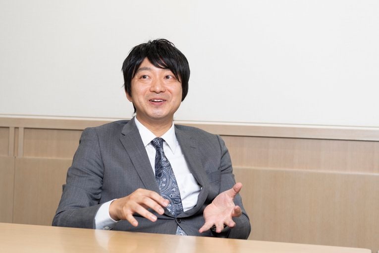 快活に話す佐藤紳哉七段©Tomosuke Imai