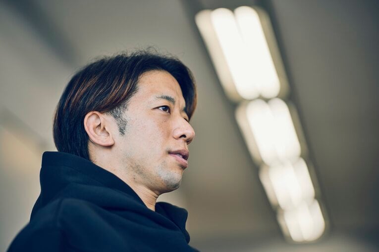 ボートレーサーへの転身を志した当時を振り返る野田昇吾　©Kiichi Matsumoto