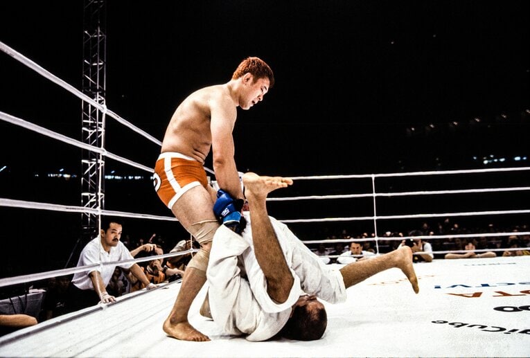 【アンケート2位】桜庭和志vs.ホイス・グレイシー（2000年）©Susumu Nagao