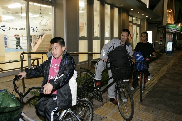 辰吉丈一郎と2人の息子