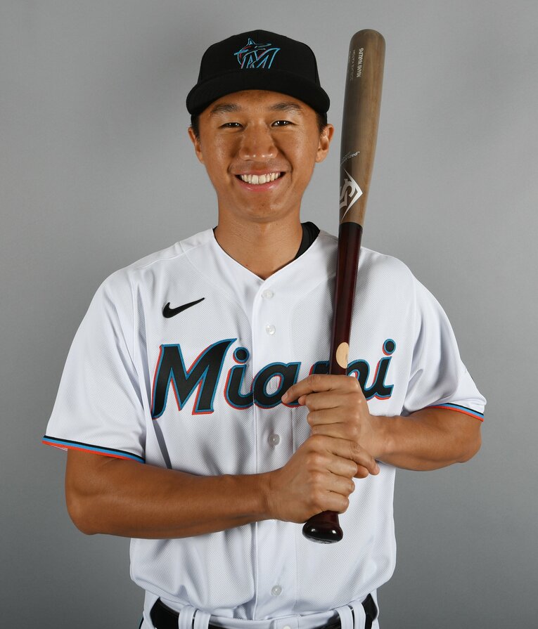 マーリンズ時代　©JIJI PRESS