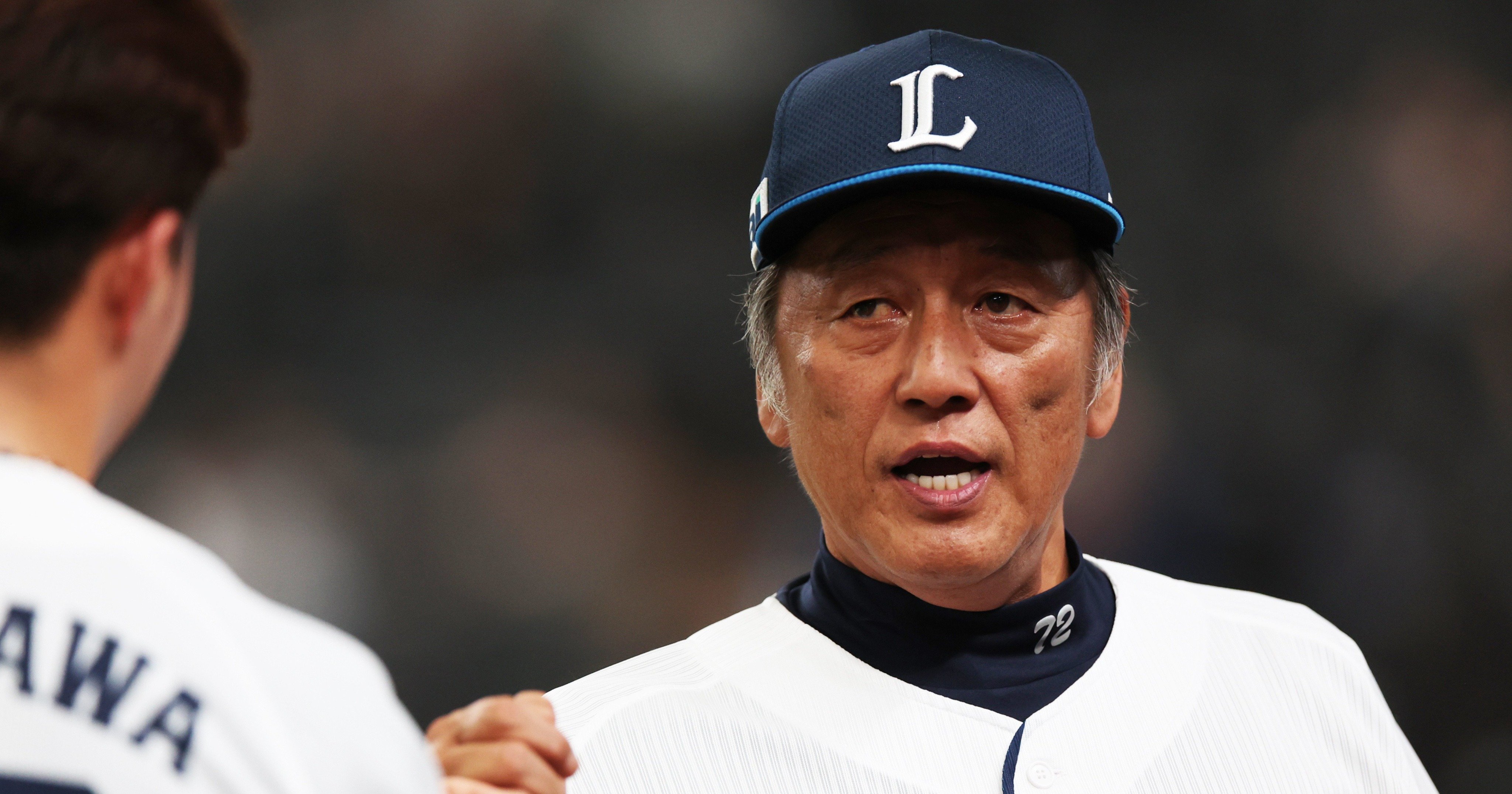 埼玉西武ライオンズ 渡辺久信監督 グランドコート 3XL 球団支給品 実使用 打てない打てないって騒ぐけど」西武・渡辺久信監督代行が吐露…「簡単