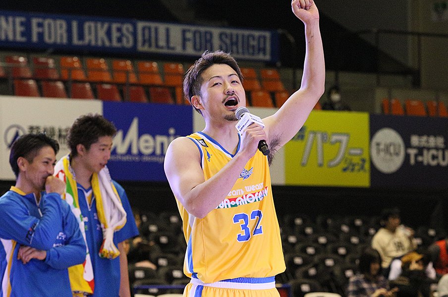 Bリーグ西地区最下位から滋賀が変貌。メンタルトレで「いつもポジティブ」。<Number Web> photograph by B.LEAGUE