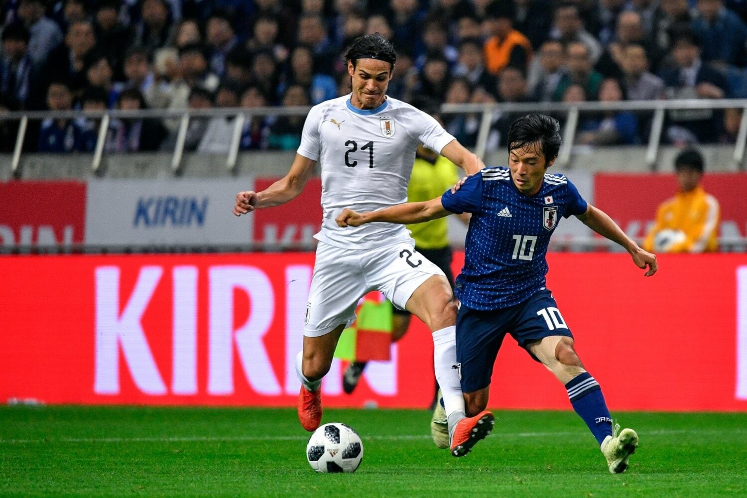 2018年、日本代表での中島　©Takuya Sugiyama