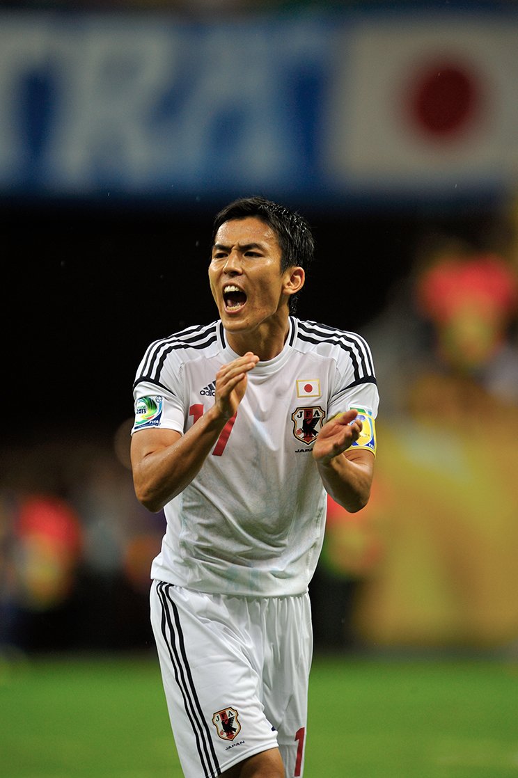 2013年コンフェデ杯での長谷部　©Takuya Sugiyama