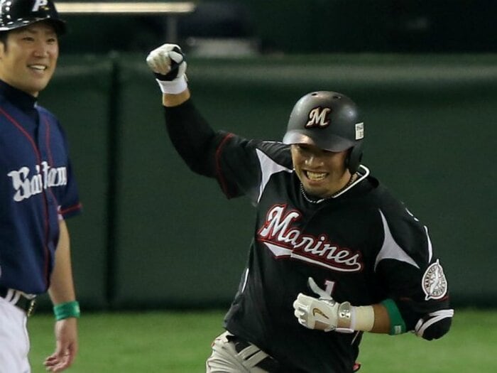 ロッテの清田育宏が輝く時……。「史上最大の下克上」が再来する?<Number Web> photograph by NIKKAN SPORTS