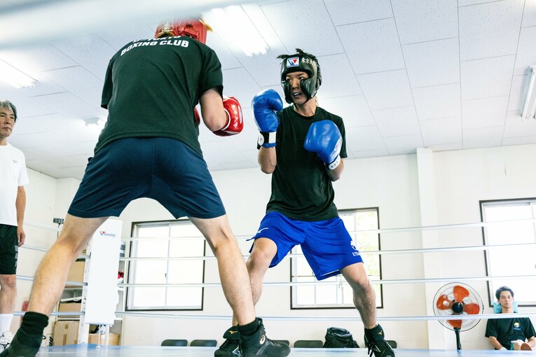 東京大学ボクシング部・伊藤朝樹　©︎Nanae Suzuki