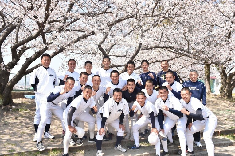 静岡高校時代の梅林（中段右）（写真／本人提供）