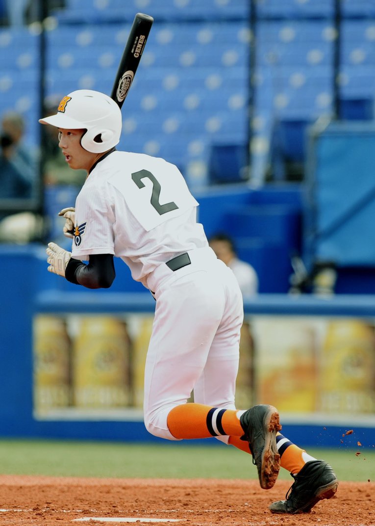 写真は春江工時代。高1で正捕手になり神宮大会に出場した際（2012年）。2014年ドラフト2位でソフトバンクへ　©KYODO