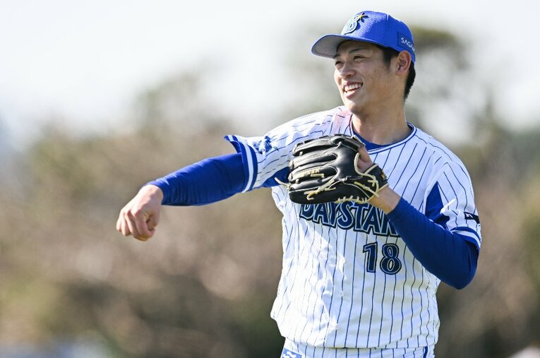 昨年のドラフトで阪神と競合の末に獲得した大型右腕。出身の市立和歌山高校は益田直也選手や川端慎吾選手などを輩出した名門 ／ photograph by Nanae Suzuki