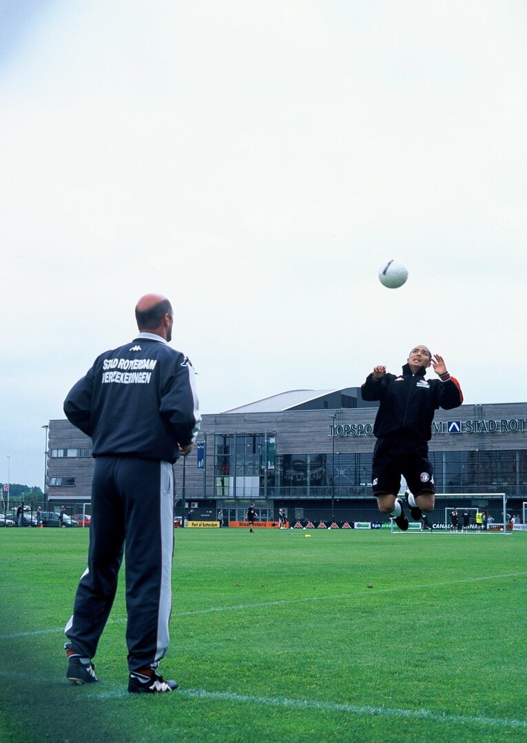 フェイエノールト練習風景（2001年）©︎Naoya Sanuki