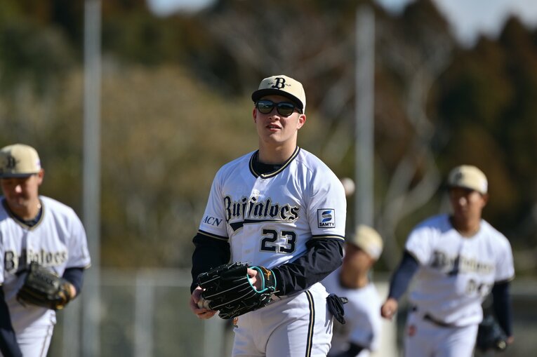 【オリ戦士】2025年宮崎春季キャンプより。汗を流す選手たちの姿　©️Hideki Sugiyama