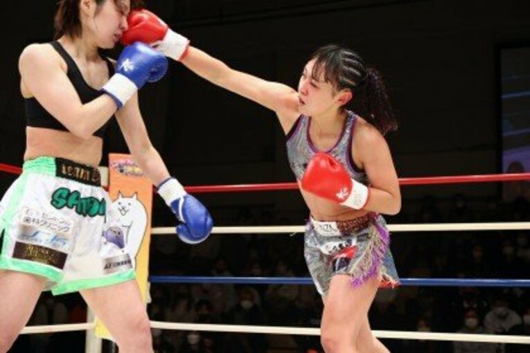 2022年2月のKrush後楽園大会では豊嶋里美に勝利　©K-1