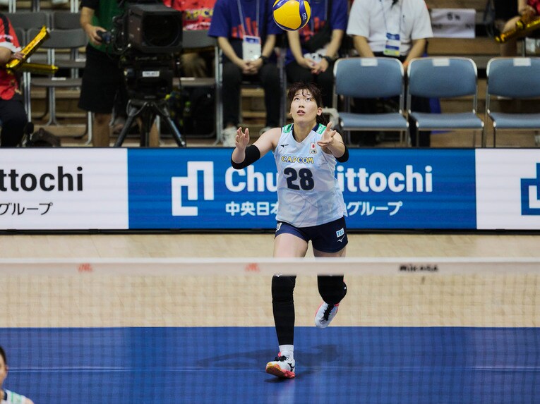 バレーボールネーションズリーグ 韓国戦　©︎Yuki Suenaga