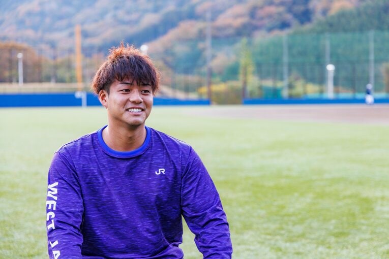 JR西日本野球部の西山統麻さん（今季で勇退）。智弁和歌山高時代もキャプテンを務め、高3の夏に甲子園出場