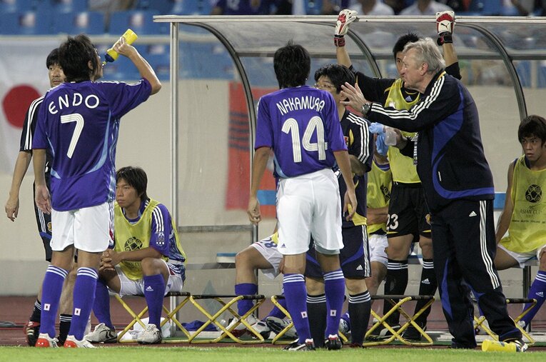 2007年のアジア杯にて　©Takuya Sugiyama