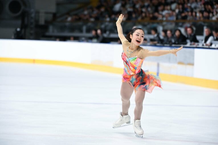 木下グループ杯、島田麻央のFS演技　©️Asami Enomoto