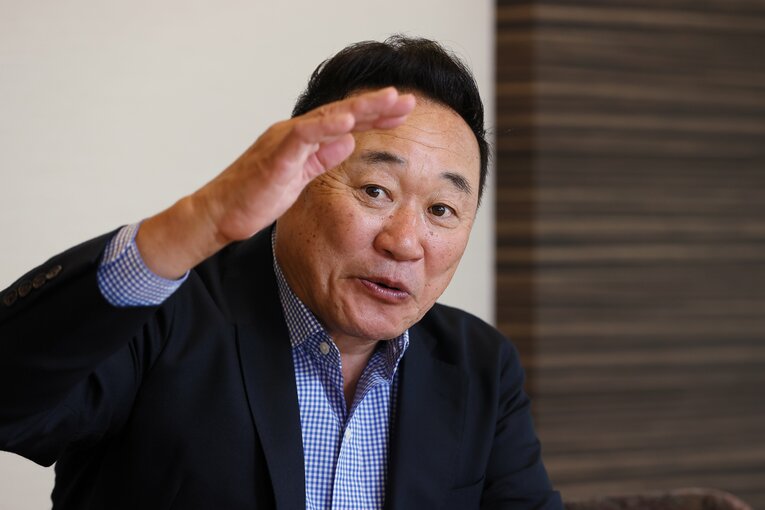 松木安太郎さん。1995年からサッカーのテレビ解説に携わってきた　©Shigeki Yamamoto