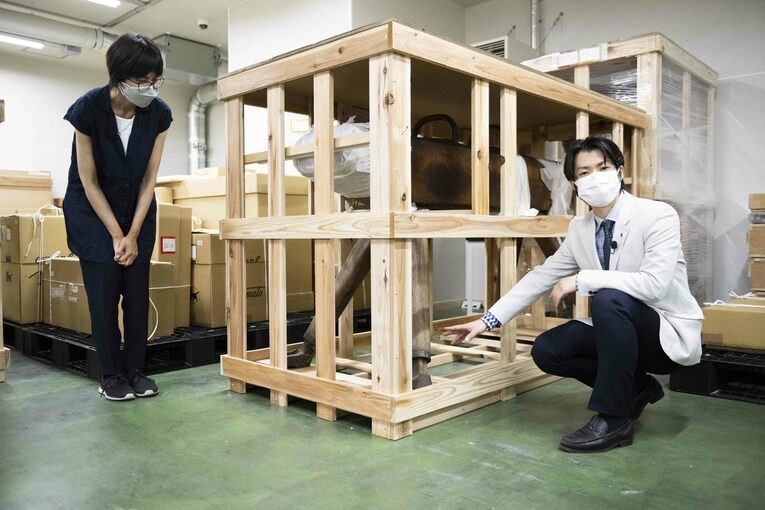 1936年ベルリン五輪で使用された鞍馬　©Asami Enomoto