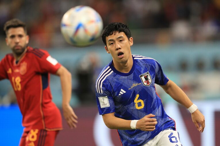 スペイン戦　©Kazuo Fukuchi/JMPA