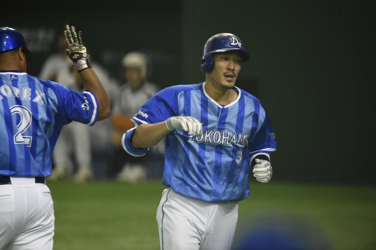 横浜時代の梶谷　©︎BUNGEISHUNJU